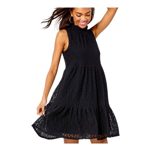 Lily Pulitzer Cornelia Black Above Knee Swing‎ Dress Sleeveless Women's Size XXS - Picture 1 of 7